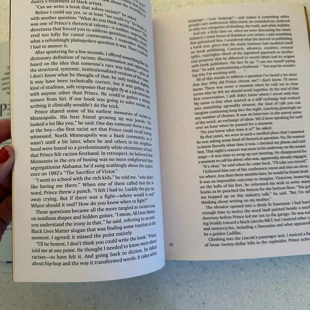 Prince The Beautiful Ones Hardcover Book. Like New Music! Biography Rock & Roll